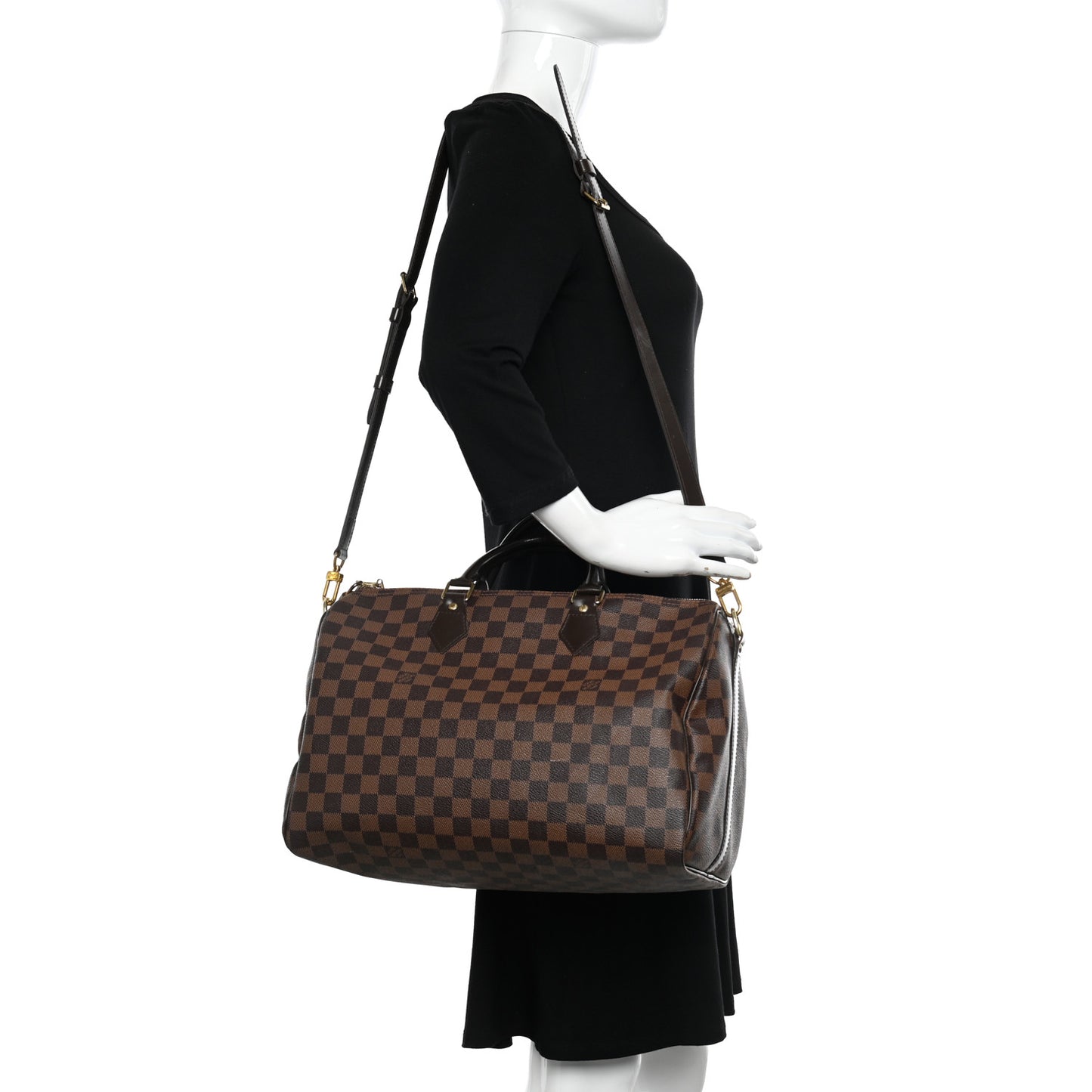 Damier Ebene Speedy Bandouliere 35