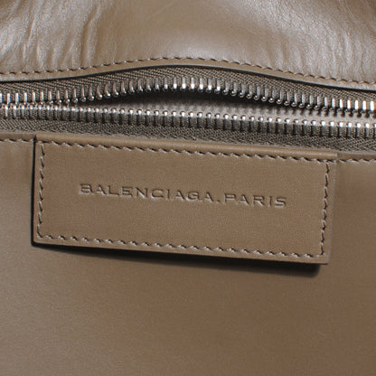 Balenciaga Calfskin Pocket Tote M Khaki and Black 7 of 8