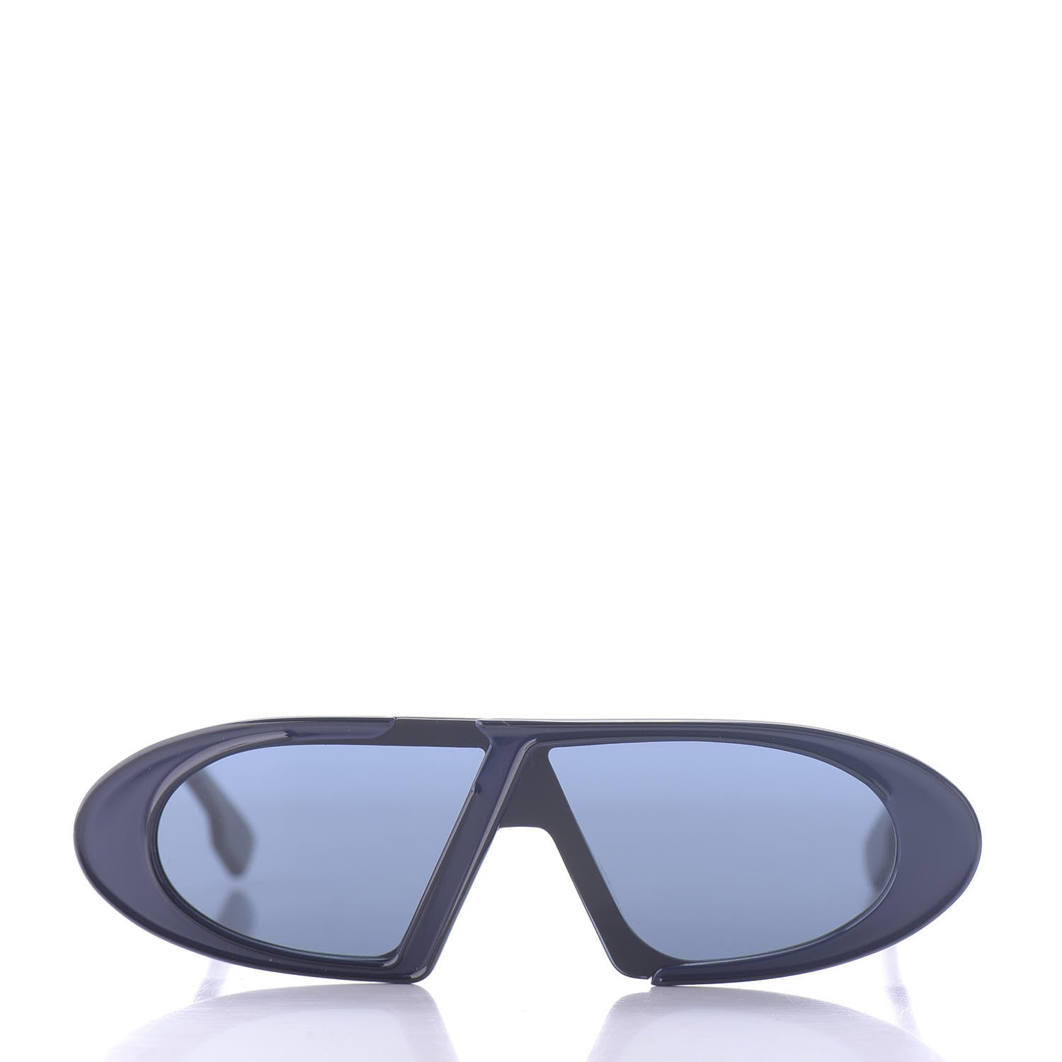 Christian Dior Acetate Oblique Oval Sunglasses Navy 2 of 10