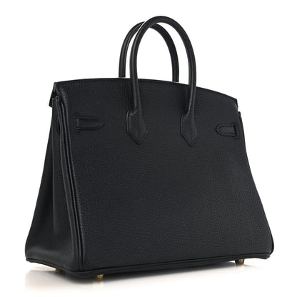 Hermes Togo Birkin 25 Black 3 of 13