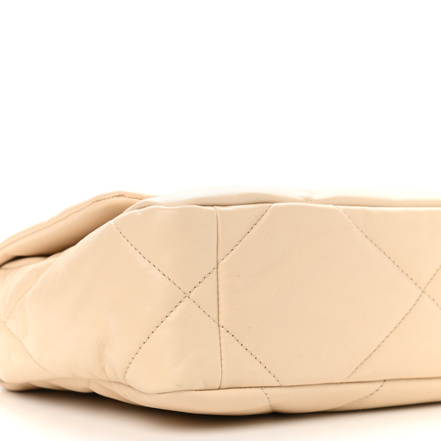 Chanel Lambskin Quilted Medium Chanel 19 Flap Beige 5 of 9