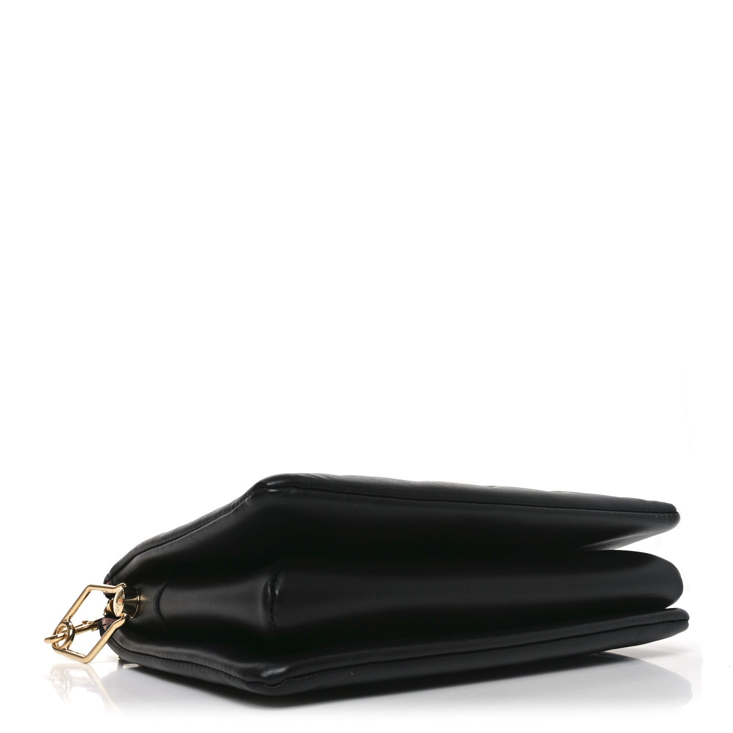 Louis Vuitton Lambskin Embossed Monogram Coussin PM Black 4 of 9