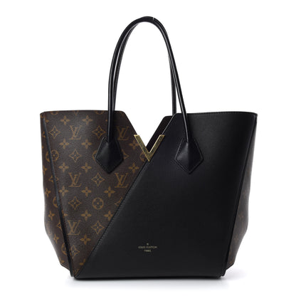 Louis Vuitton Calfskin Monogram Kimono Tote Black 1 of 9