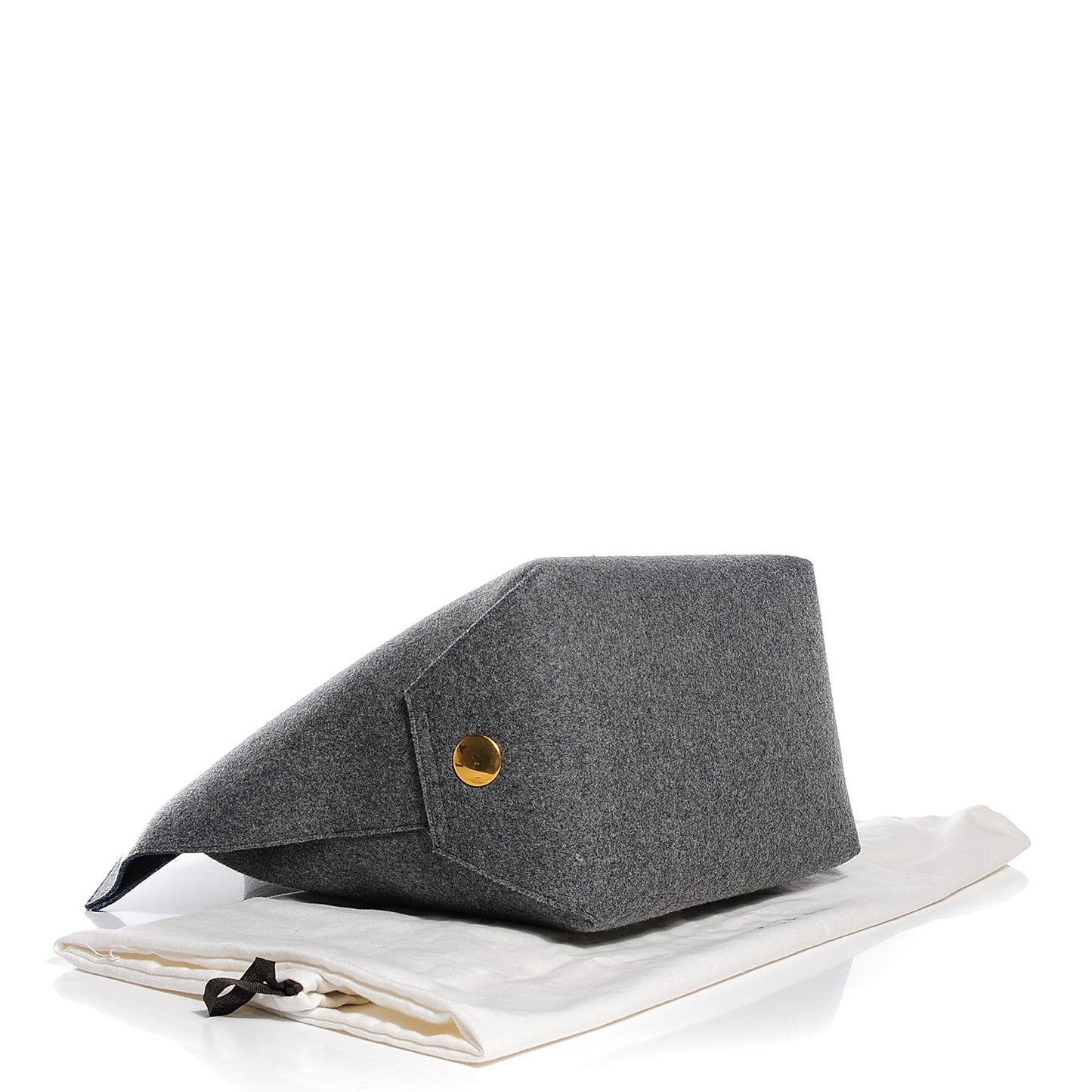 Wool Felt Orb Bag Grey