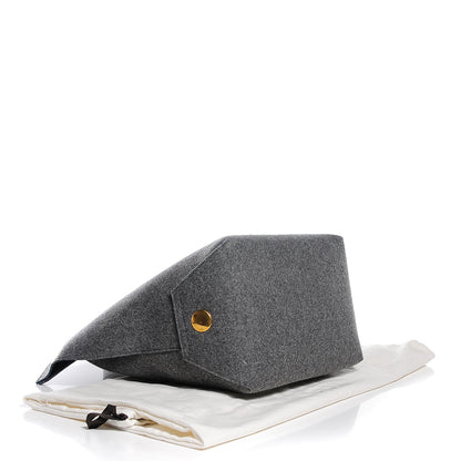 Celine Wool Felt Orb Bag Grey 4 of 7