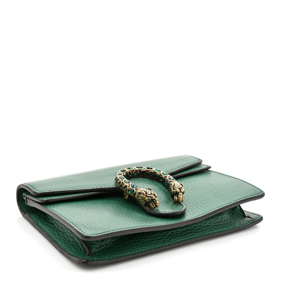 Gucci Dollar Calfskin Crystal Super Mini Dionysus Shoulder Bag Emerald 6 of 29