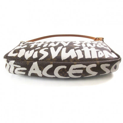 Louis Vuitton Monogram Graffiti Pochette Accessories Silver 4 of 9