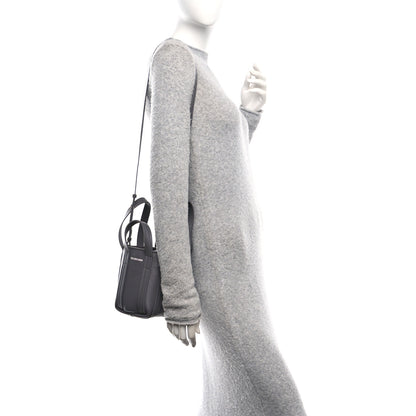 Balenciaga Grained Calfskin Mini 2.0 Everyday North South Shoulder Tote Bag Mink Grey 2 of 10