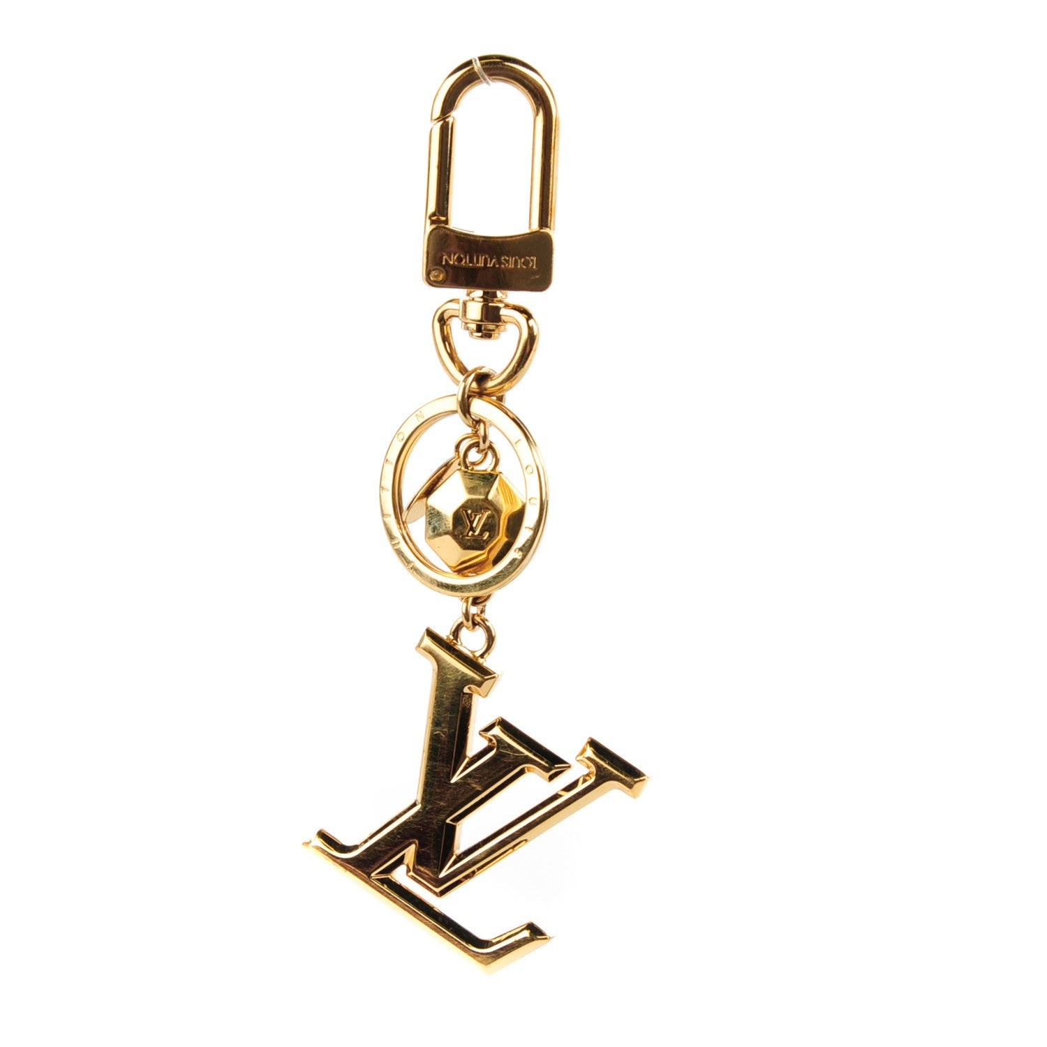 Louis Vuitton LV Facettes Key Holder Gold 1 of 5