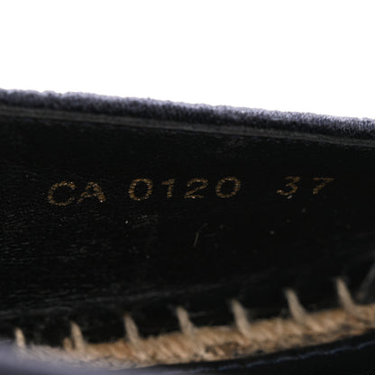 Christian Dior Oblique Embroidered Granville 15mm Espadrilles 37 Deep Blue 9 of 10