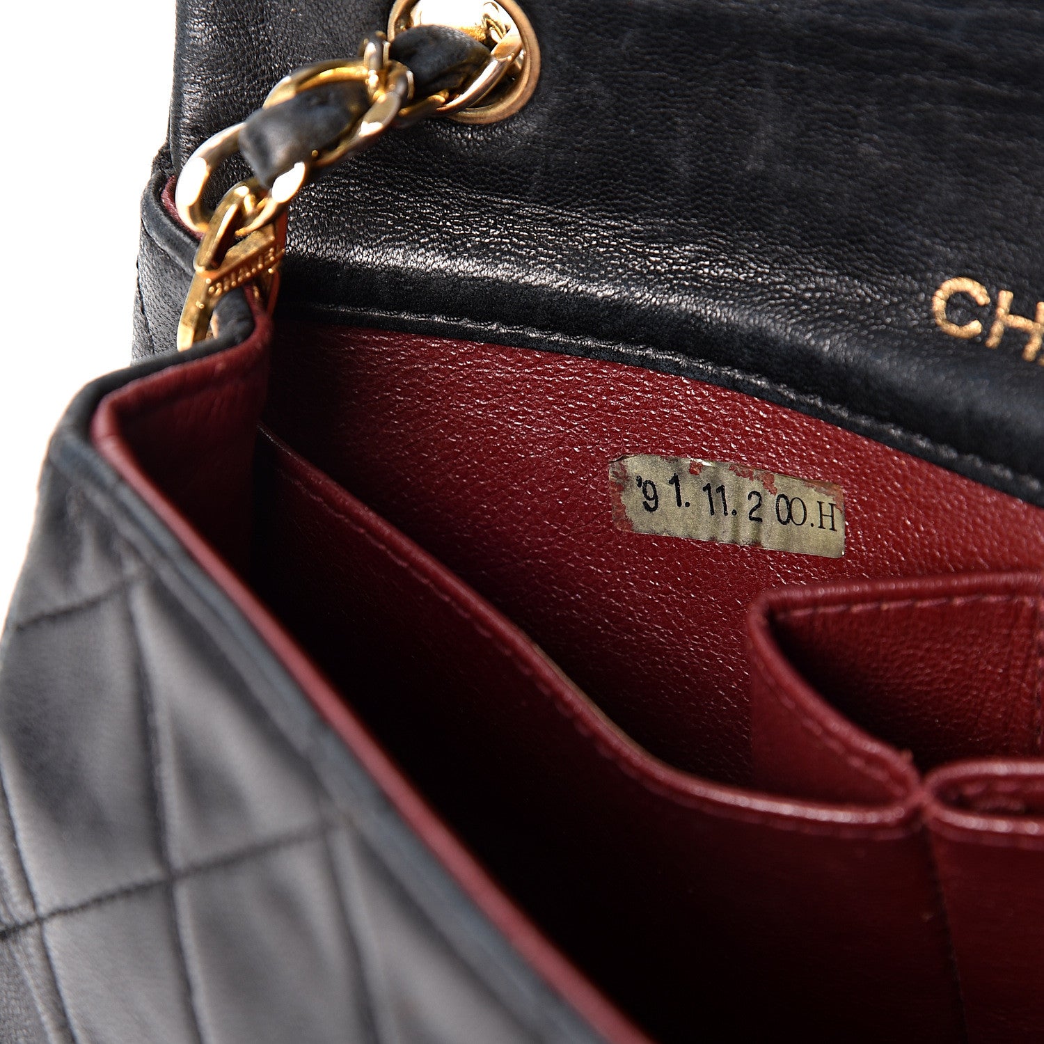 Chanel Lambskin Quilted Small Single Flap Black 6 of 10