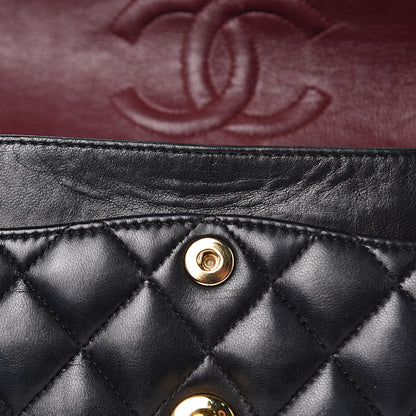 Chanel Lambskin Quilted Small Double Flap Black 19 of 20