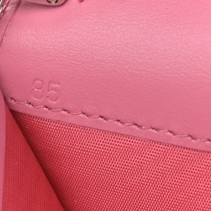 Prada Soft Calfskin Impunture Diagramme Chain Wallet Begonia 7 of 11