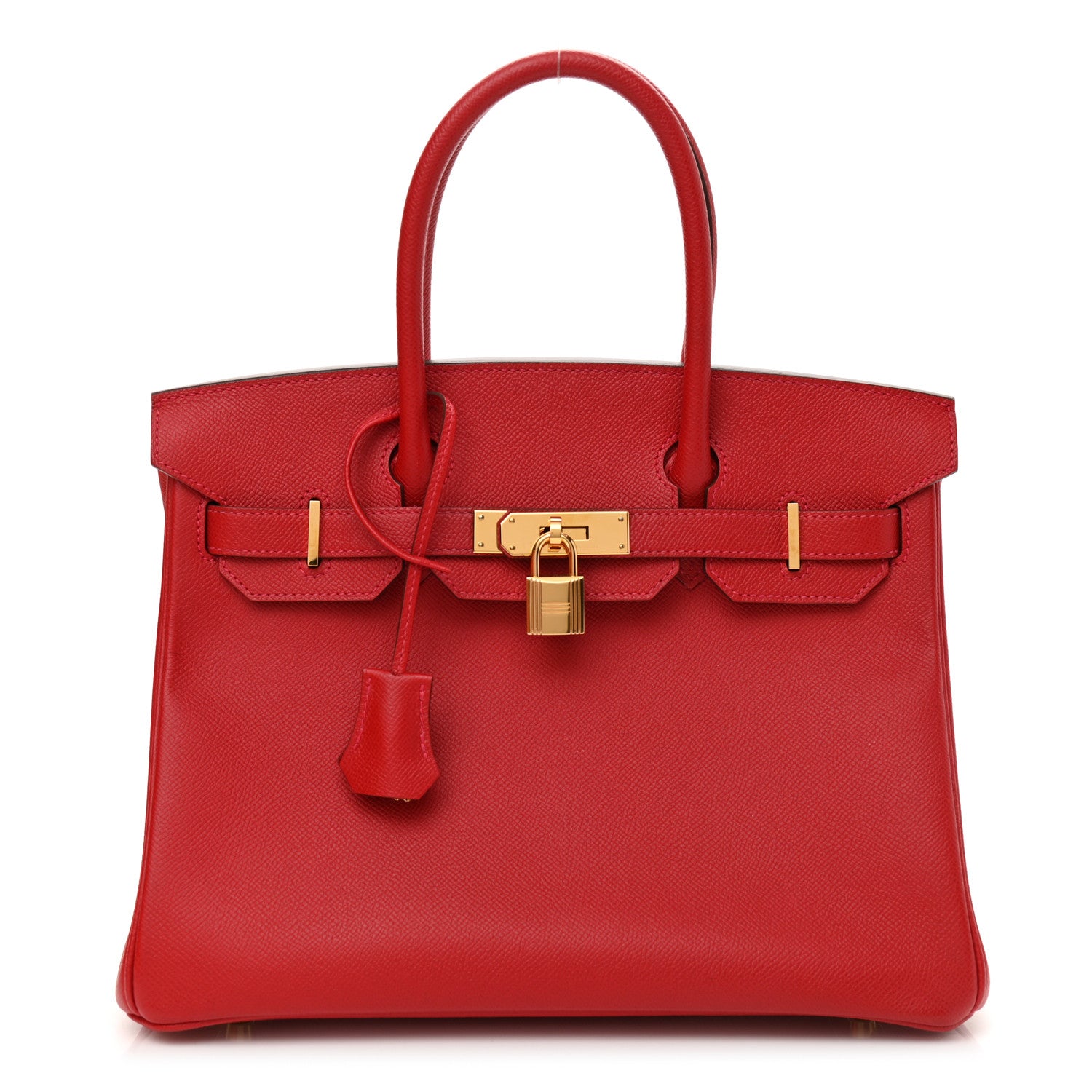 Hermes Epsom Birkin 30 Rouge Casaque 1 of 14