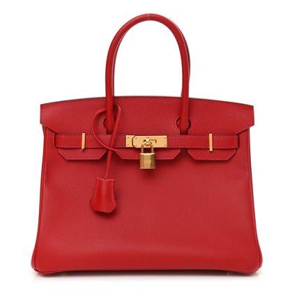 Hermes Epsom Birkin 30 Rouge Casaque 1 of 14