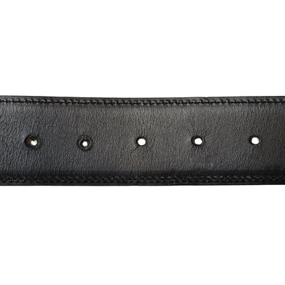 Gucci Calfskin Bamboo Interlocking G Belt 80 32 Black 5 of 5