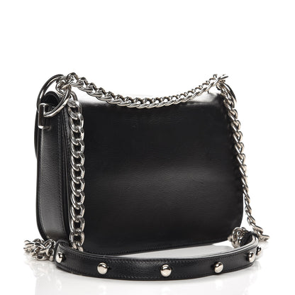 Prada Glace Calfskin Arcade Crossbody Bag Black 4 of 9