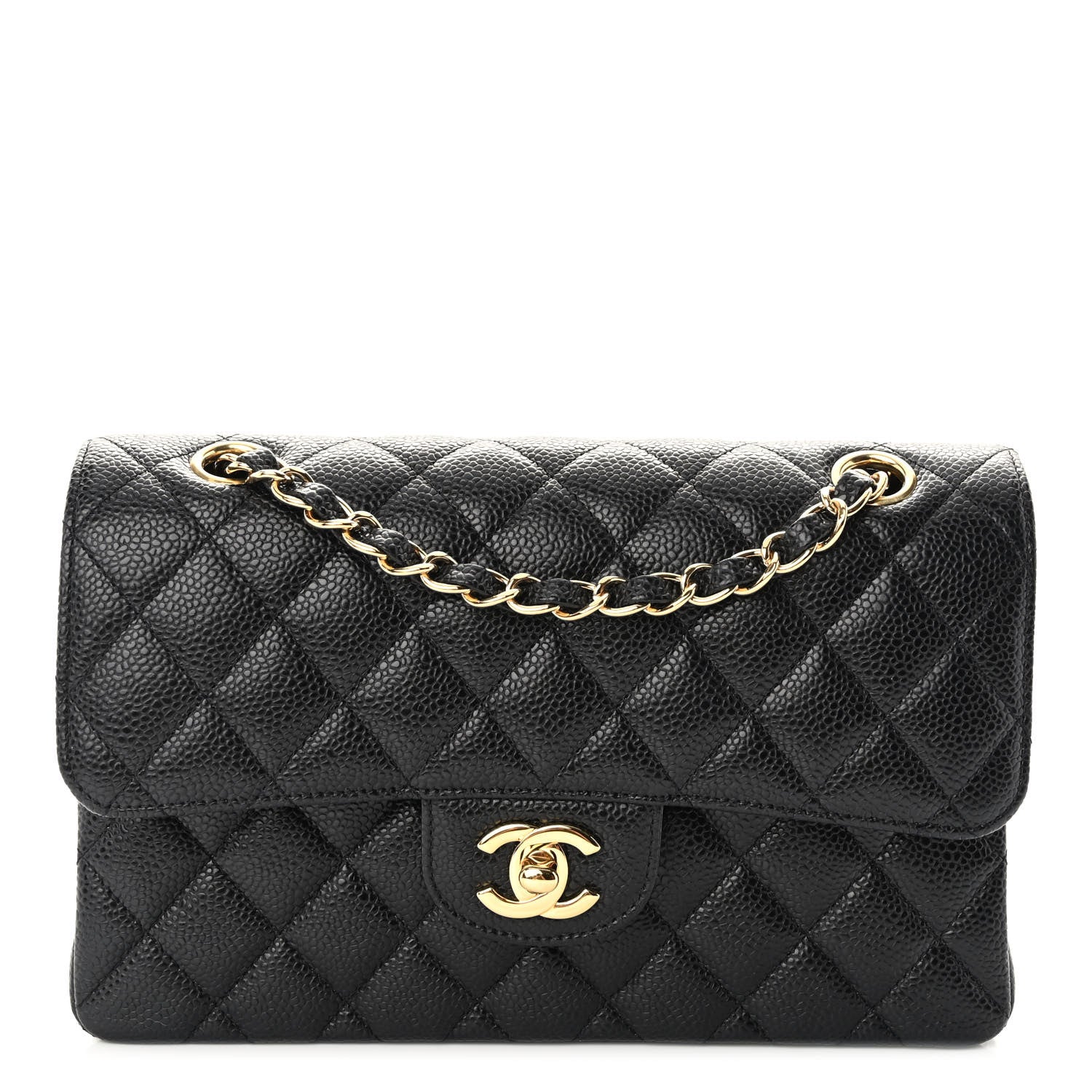 Chanel Caviar Quilted Small Double Flap Black 1 of 10