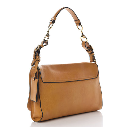 Gucci Calfskin Medium Harness Shoulder Bag Yellow 3 of 14
