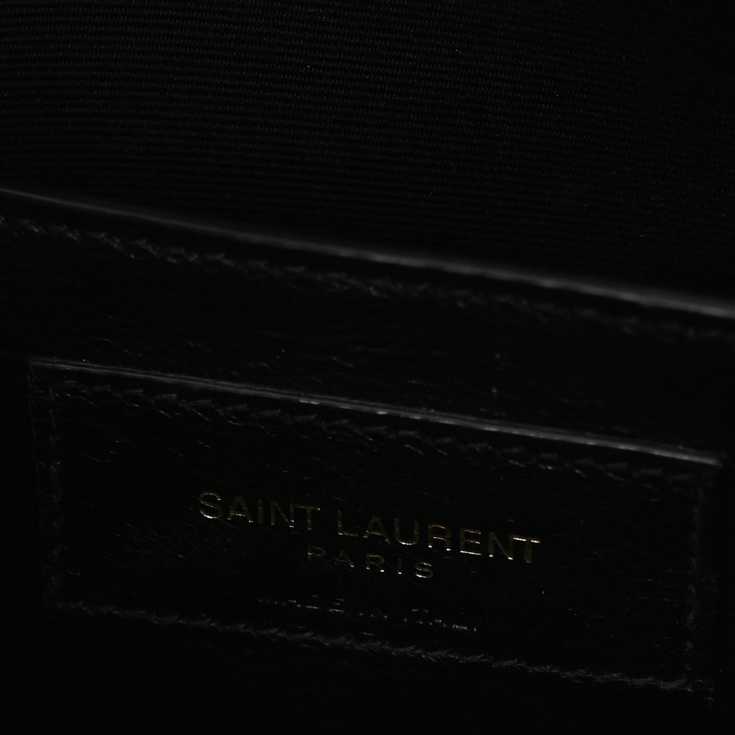 Shiny Calfskin Crocodile Embossed Small Manhattan Baguette Black