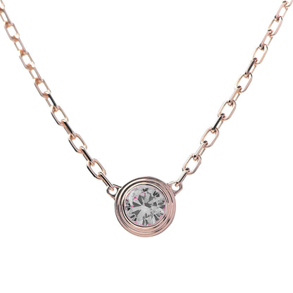 Cartier 18K Pink Gold Pink Sapphire D'Amour Pendant Necklace 4 of 6
