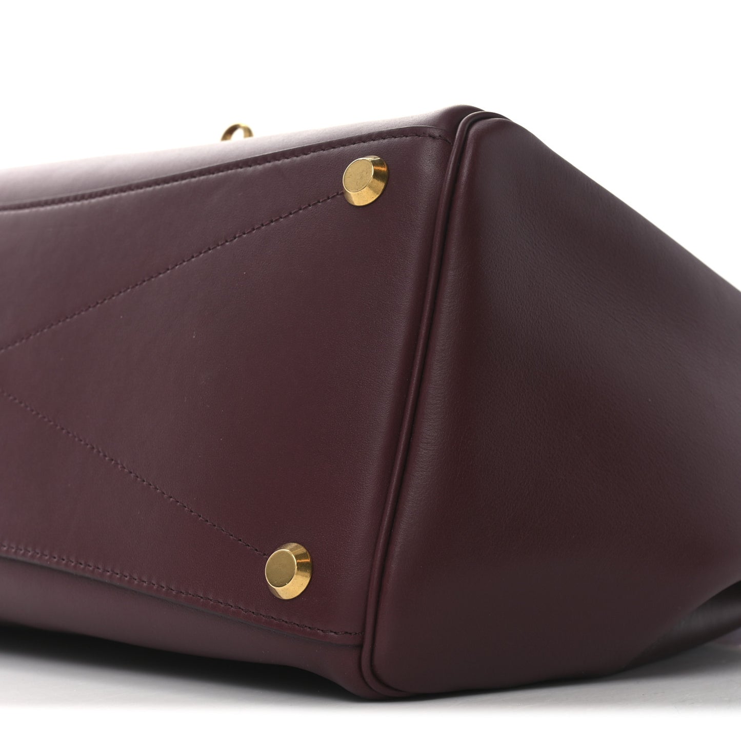 Smooth Calfskin Medium Bel Air Carry All Bag Dark Burgundy