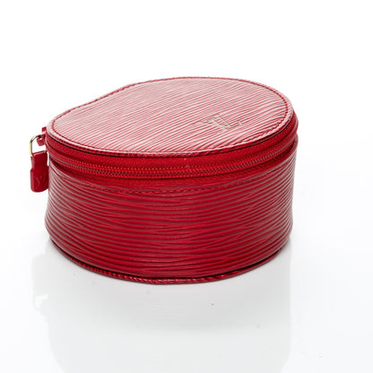 Louis Vuitton Epi Ecrin Bijoux 10cm Jewelry Box Case Red 4 of 7
