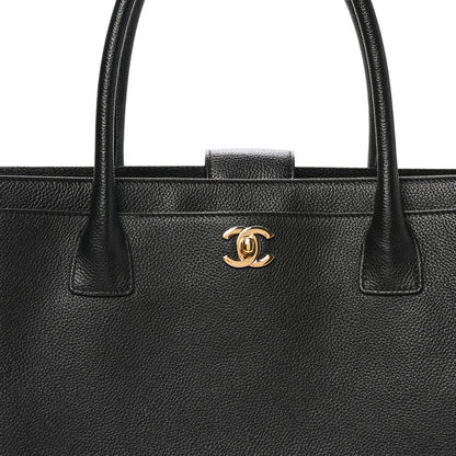 Chanel Calfskin Cerf Shopper Tote Black 8 of 10