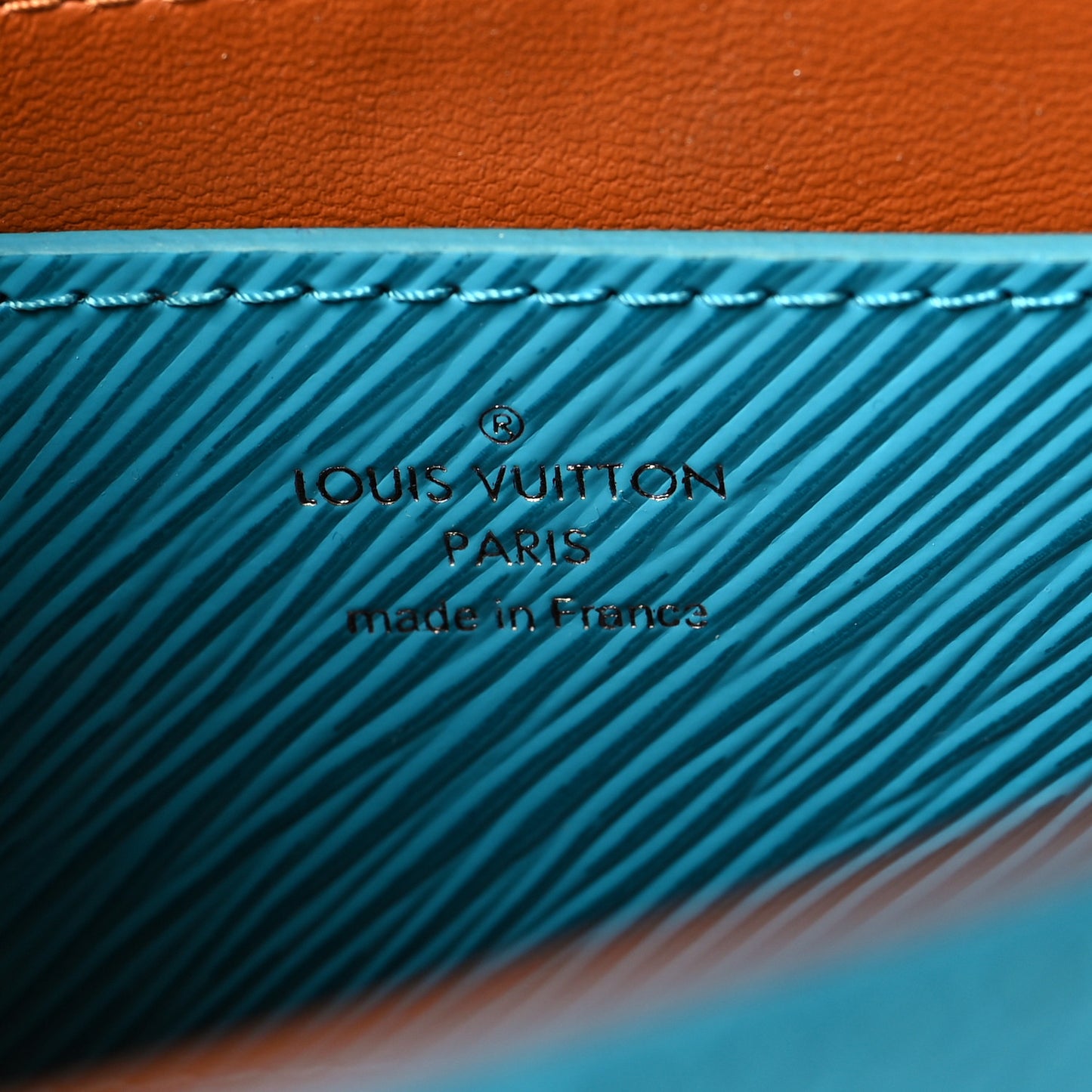 Epi Twist Shoulder Bag MM Turquoise