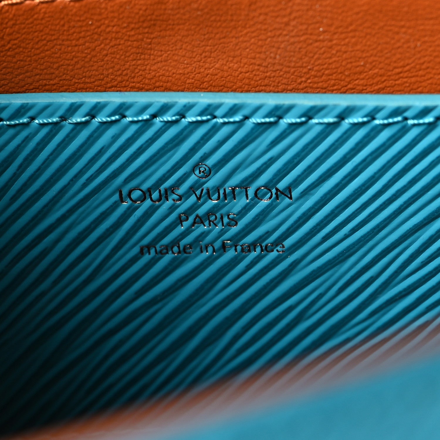 Louis Vuitton Epi Twist Shoulder Bag MM Turquoise 7 of 10