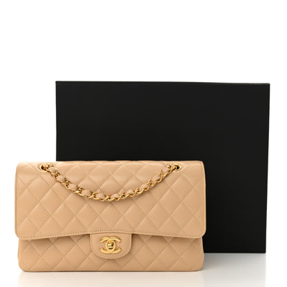 Chanel Caviar Quilted Medium Double Flap Beige Clair 13 of 13