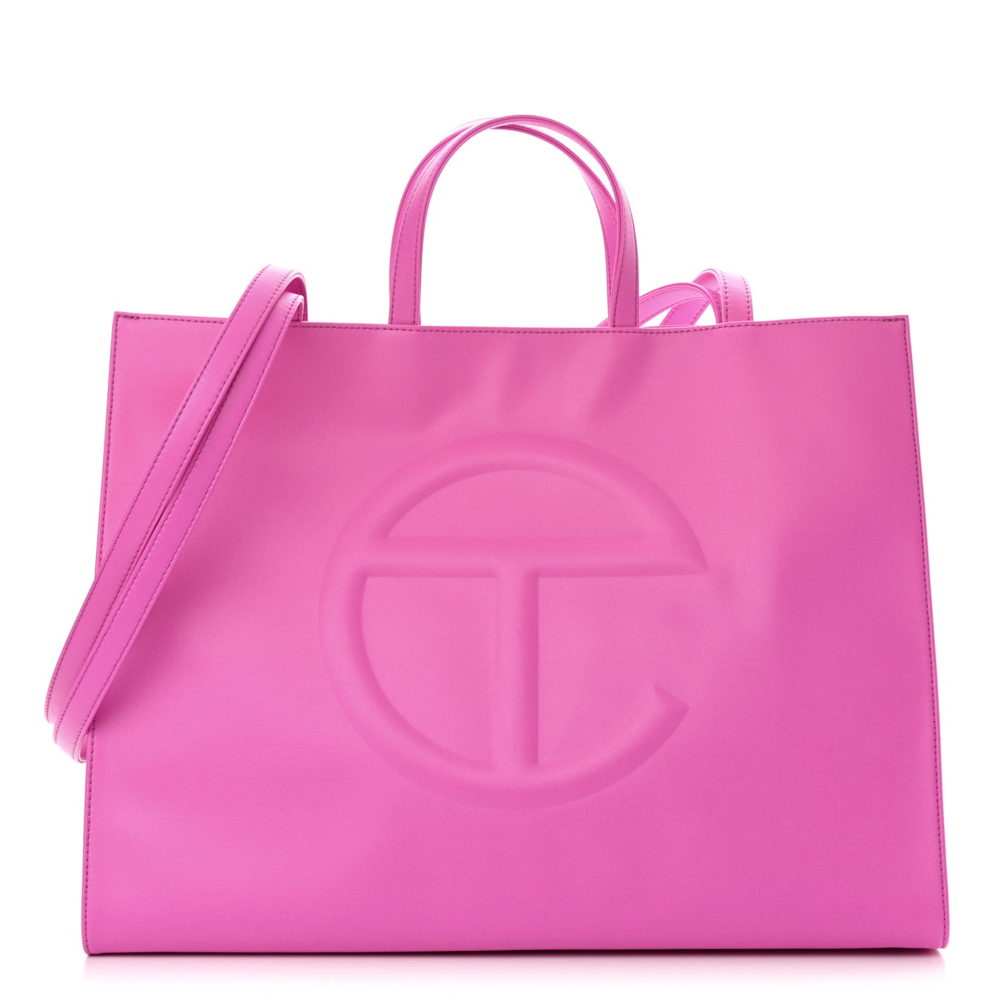 Vegan Leather Large Shopping Bag Azalea