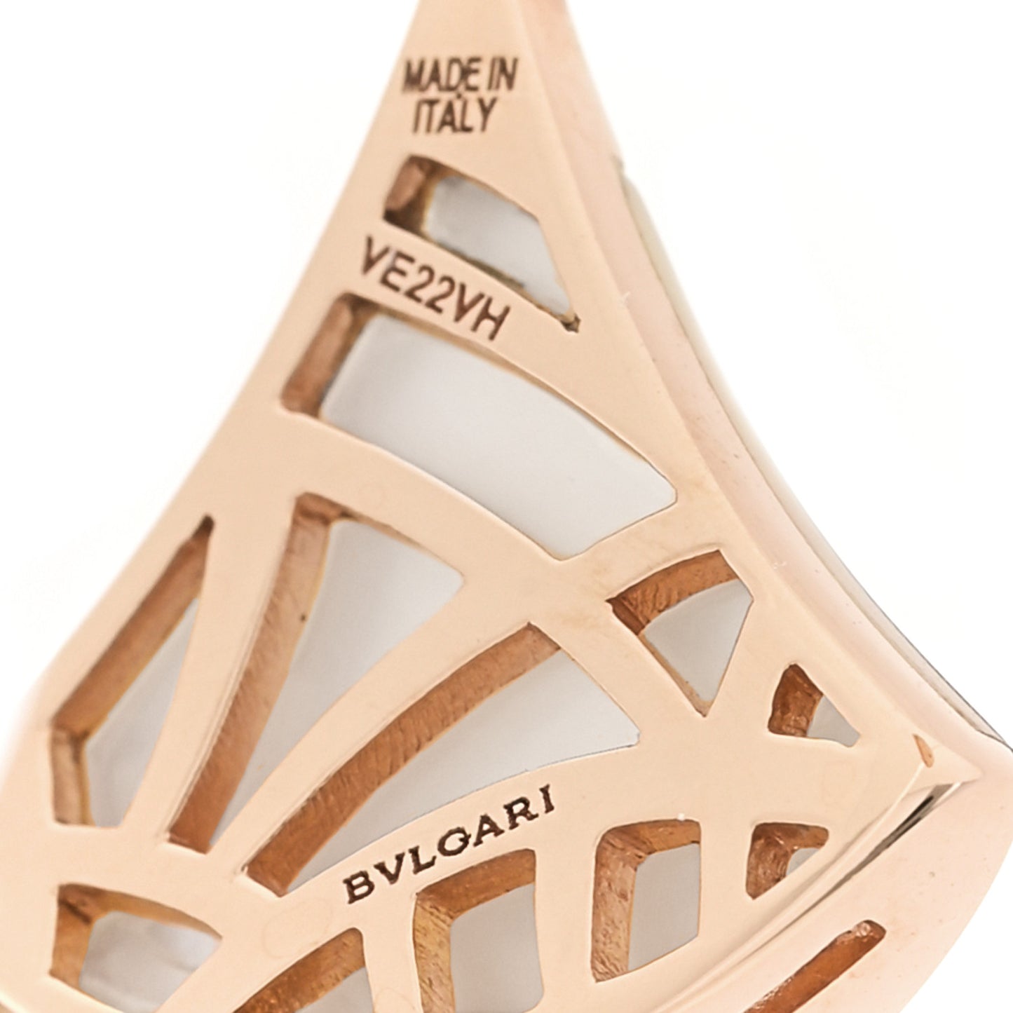 18K Rose Gold Diamond Mother of Pearl Divas' Dream Earrings