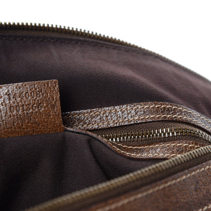 Gucci Monogram Pelham Studded Shoulder Bag Ebony 9 of 10