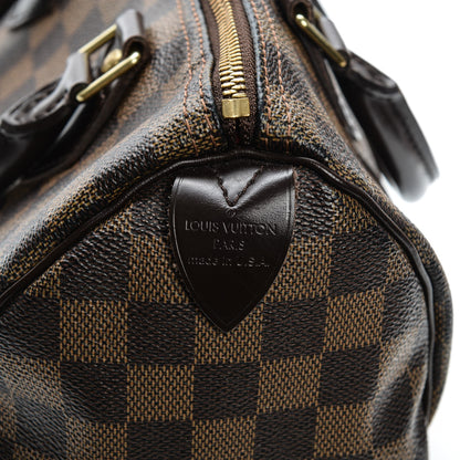 Louis Vuitton Damier Ebene Speedy 25 6 of 8