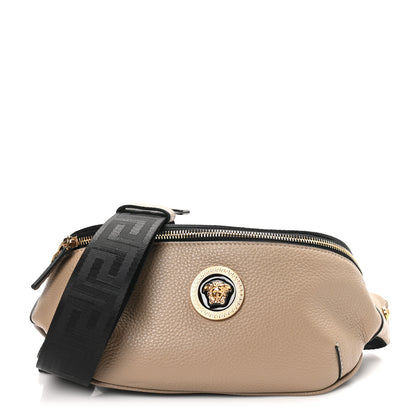 Versace Grained Calfskin Vanitas Medusa Belt Bag Taupe 1 of 9