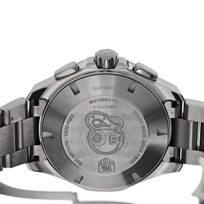 Tag Heuer Stainless Steel 43mm Aquaracer 300M Chronograph Automatic Watch Blue CAY2112 4 of 5