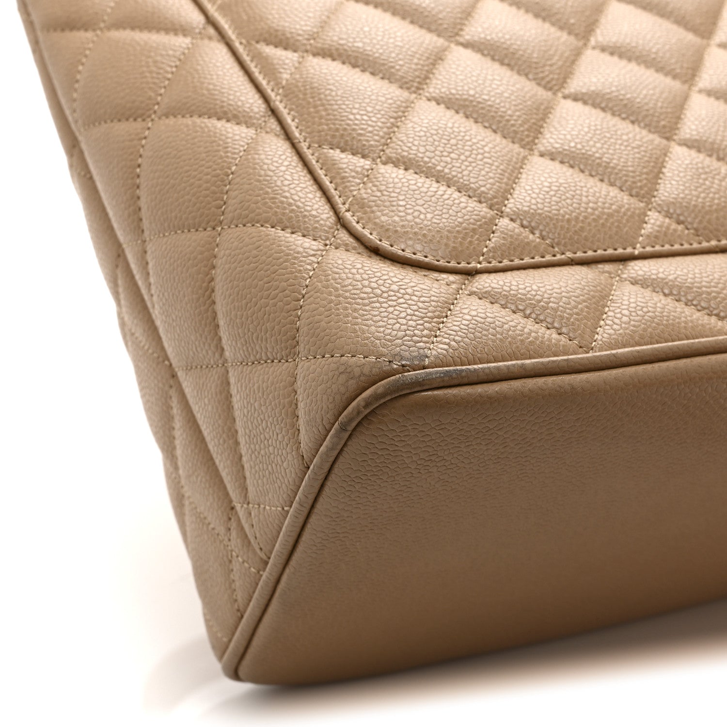 Chanel Caviar Quilted Medallion Tote Beige 15 of 15