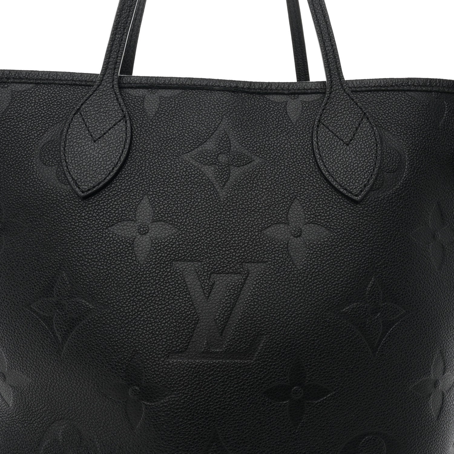 Louis Vuitton Empreinte Monogram Giant Neverfull MM Black 8 of 11