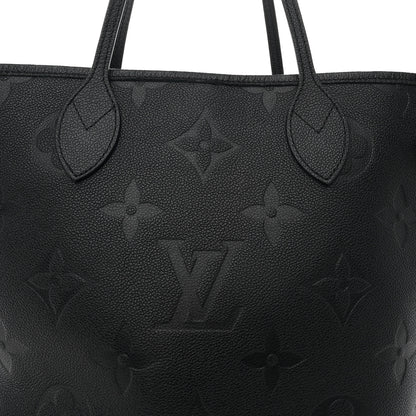 Louis Vuitton Empreinte Monogram Giant Neverfull MM Black 8 of 11