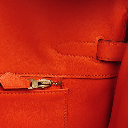 Hermes Swift Birkin 35 Orange 16 of 28