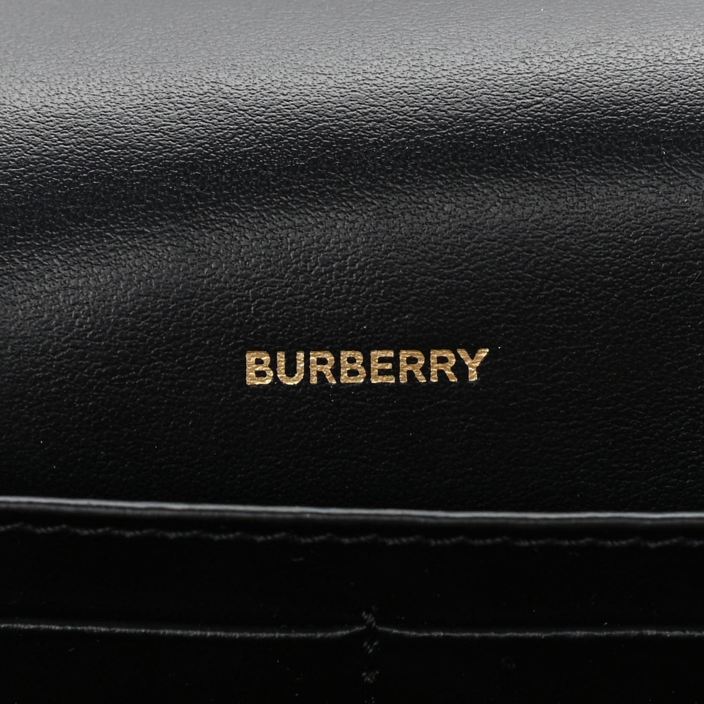 Grainy Calfskin Vintage Check Hampshire Crossbody Black