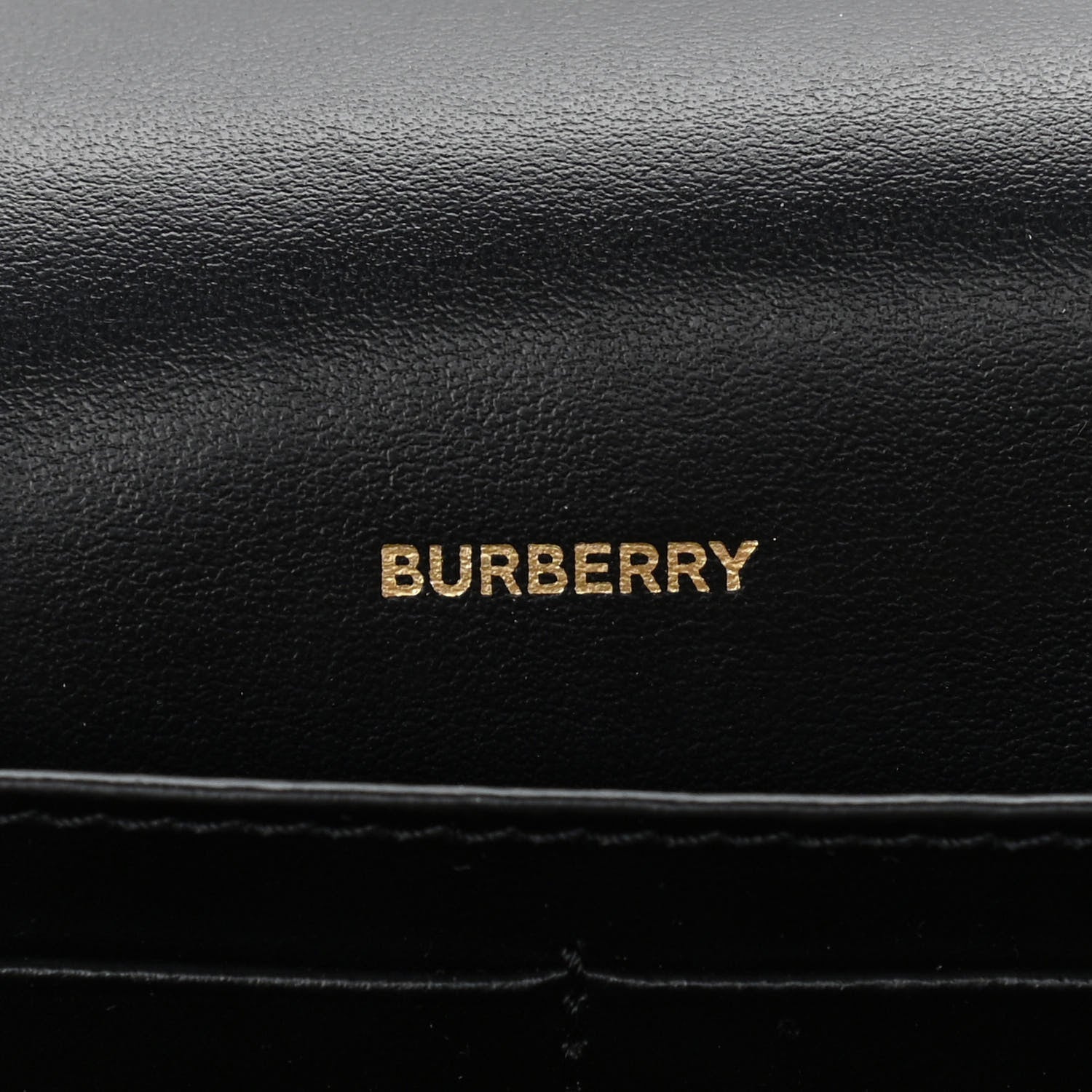 Burberry Grainy Calfskin Vintage Check Hampshire Crossbody Black 6 of 10