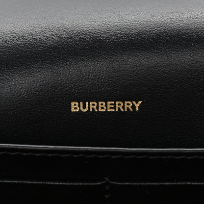 Burberry Grainy Calfskin Vintage Check Hampshire Crossbody Black 6 of 10