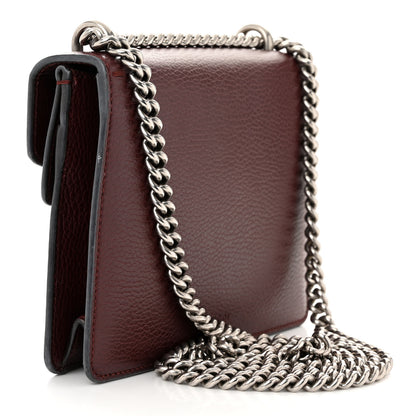 Gucci Dollar Calfskin Crystal Mini Dionysus Shoulder Bag Vintage Bordeaux 3 of 12