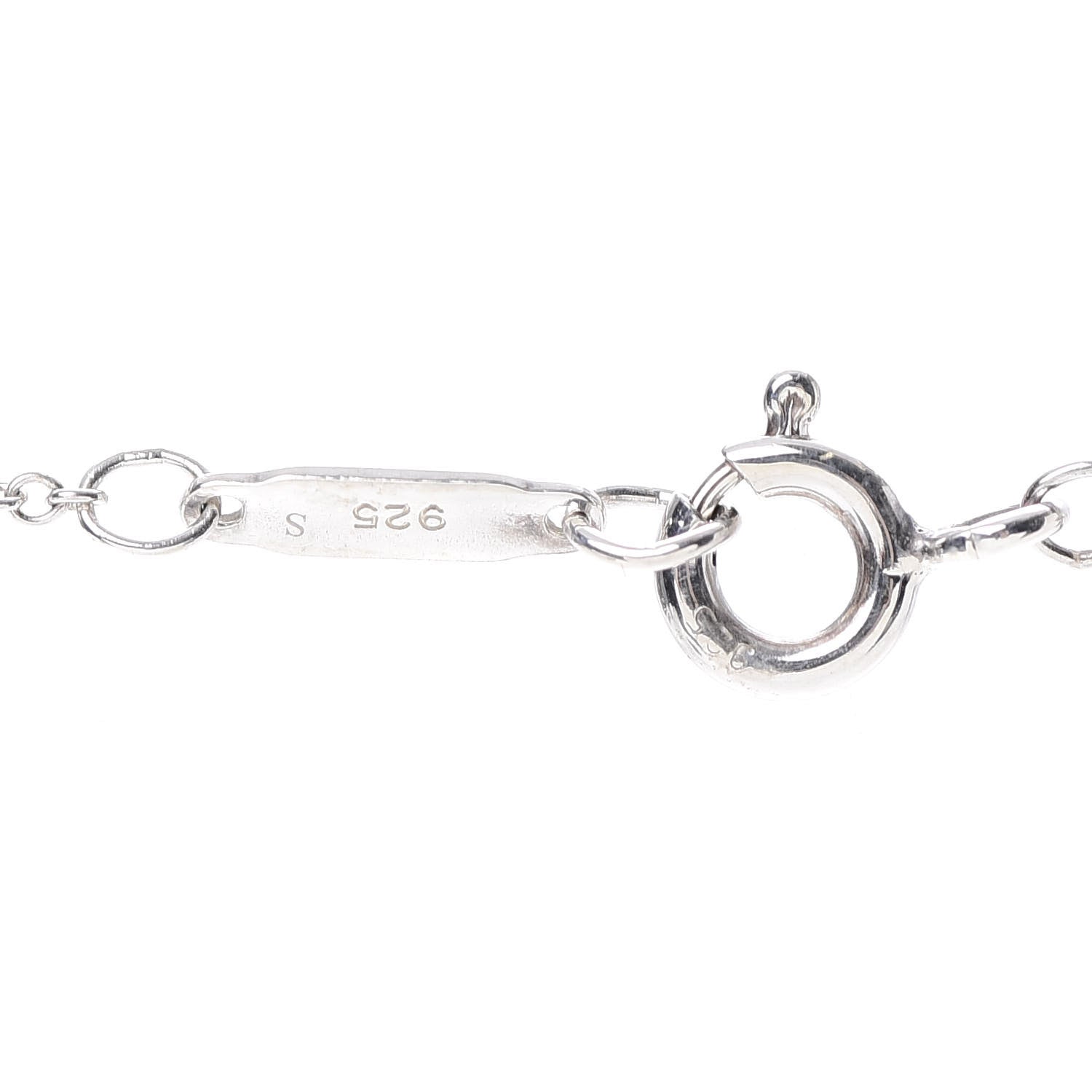 Tiffany Sterling Silver Return to Tiffany Heart Key Pendant Necklace 7 of 7