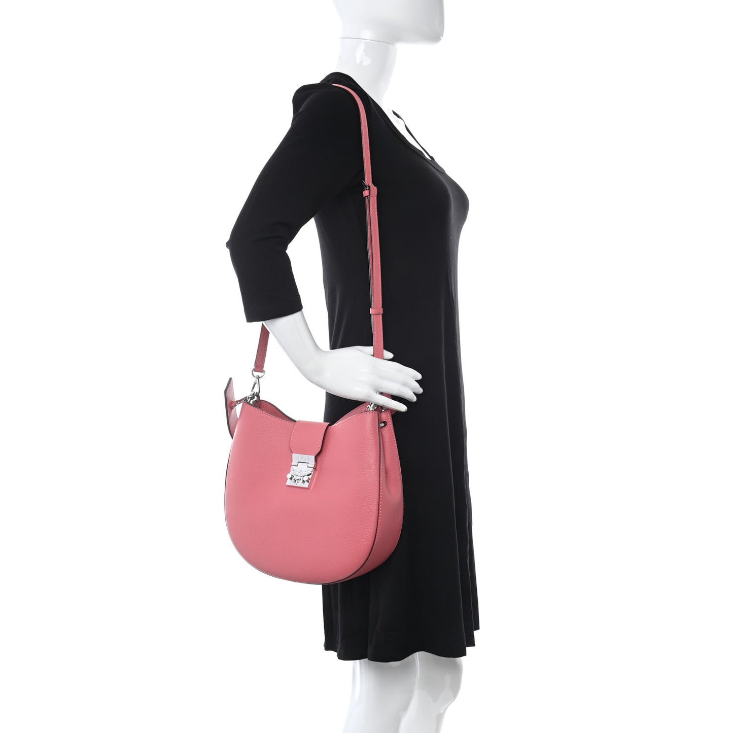Grained Calfskin Patricia Park Avenue Hobo Pink