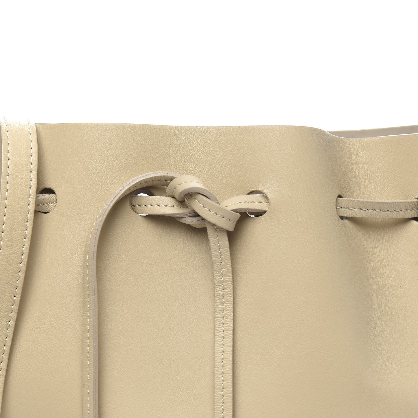 Calfskin Mini Bucket Bag Sand