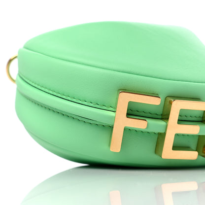 Fendi Vitello Grace New Matte Nano Fendigraphy Hobo Charm Edamame 8 of 10