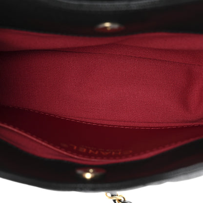 Chanel Caviar Quilted Small Wavy CC Hobo Black 5 of 10